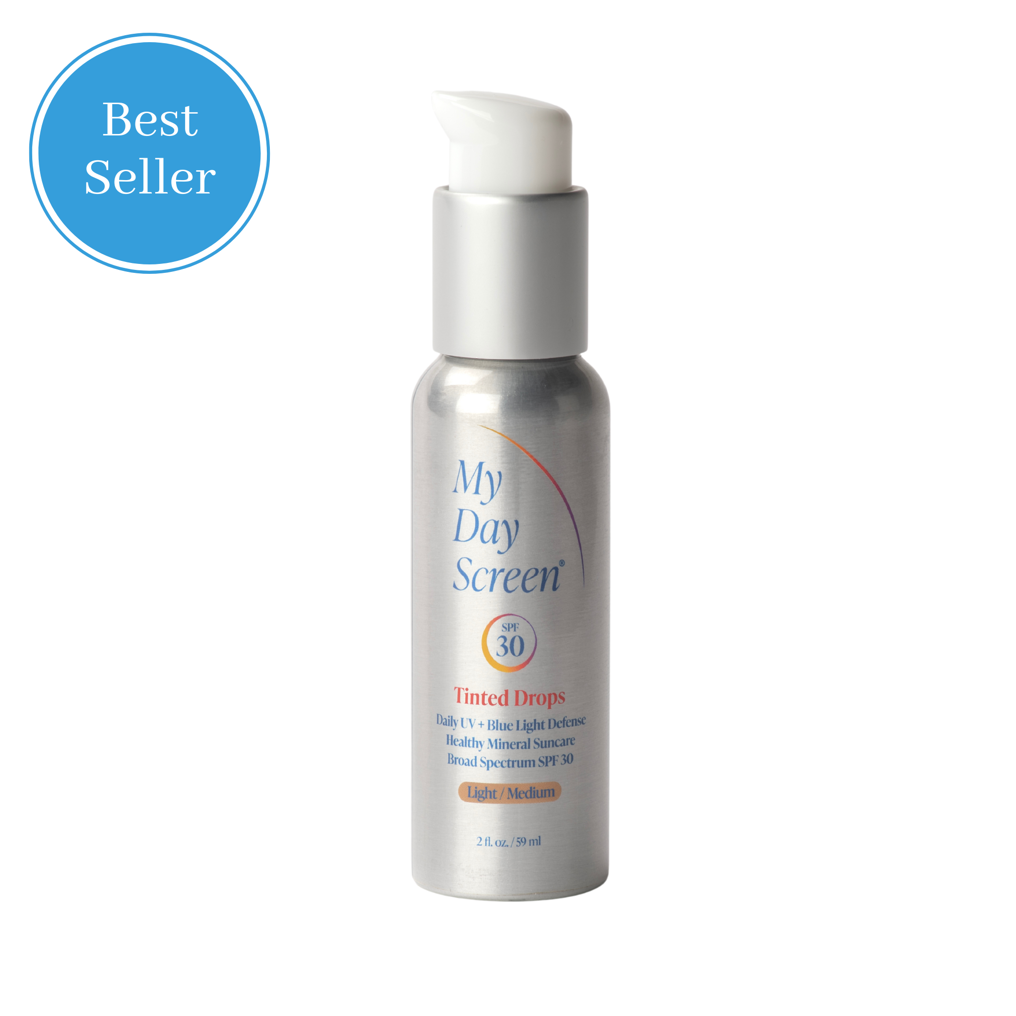 Light/Medium Tinted Drops (2 oz)