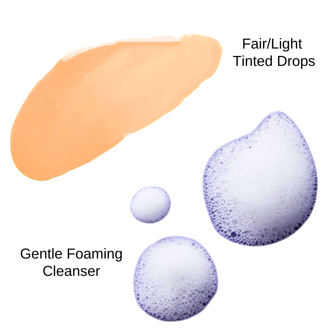 Tinted Drops (F/L) + Face Cleanser Kit