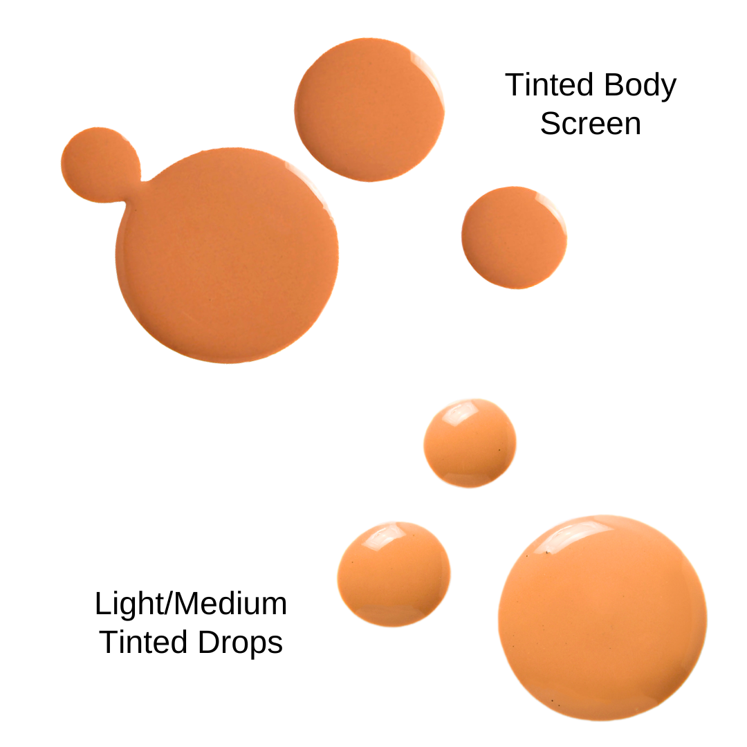 Tinted Body Screen + Tinted Drops Mini (L/M) Kit